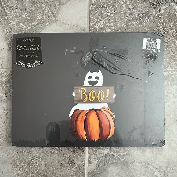 Coterié Studio 4pc Set Heat Resistant Cork Backed Placemats 16"x12" - Picture 4 of 6